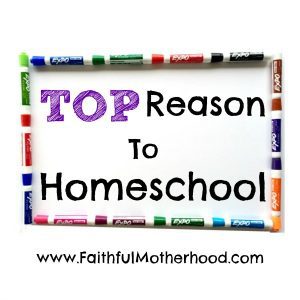 top reason to homeschool dry erase square