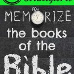 9 Simple Strategies to Memorize the Books of the Bible on a Blackboard