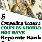 two rings on money - couples have separate bank accounts