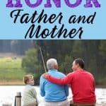 3 generations - grandfather, son, and grandson all fishing. Title - 5 ways to model for teens how to honor father & mother