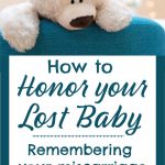 white teddy bear on teal couch - 7 powerful ways to honor your lost baby