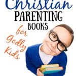 3 Must-Read Christian Parenting Books for Godly Kids with little girl in blue sweater looking up