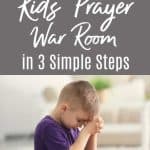 little boy playing - create a kids' war prayer room