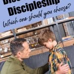 Dad teaching son. Title - Discipline or Discipling? What is Discipling?